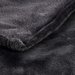 CASA Flanella Manta Gris Oscuro Outlet