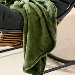 CASA Flanella Manta Verde New