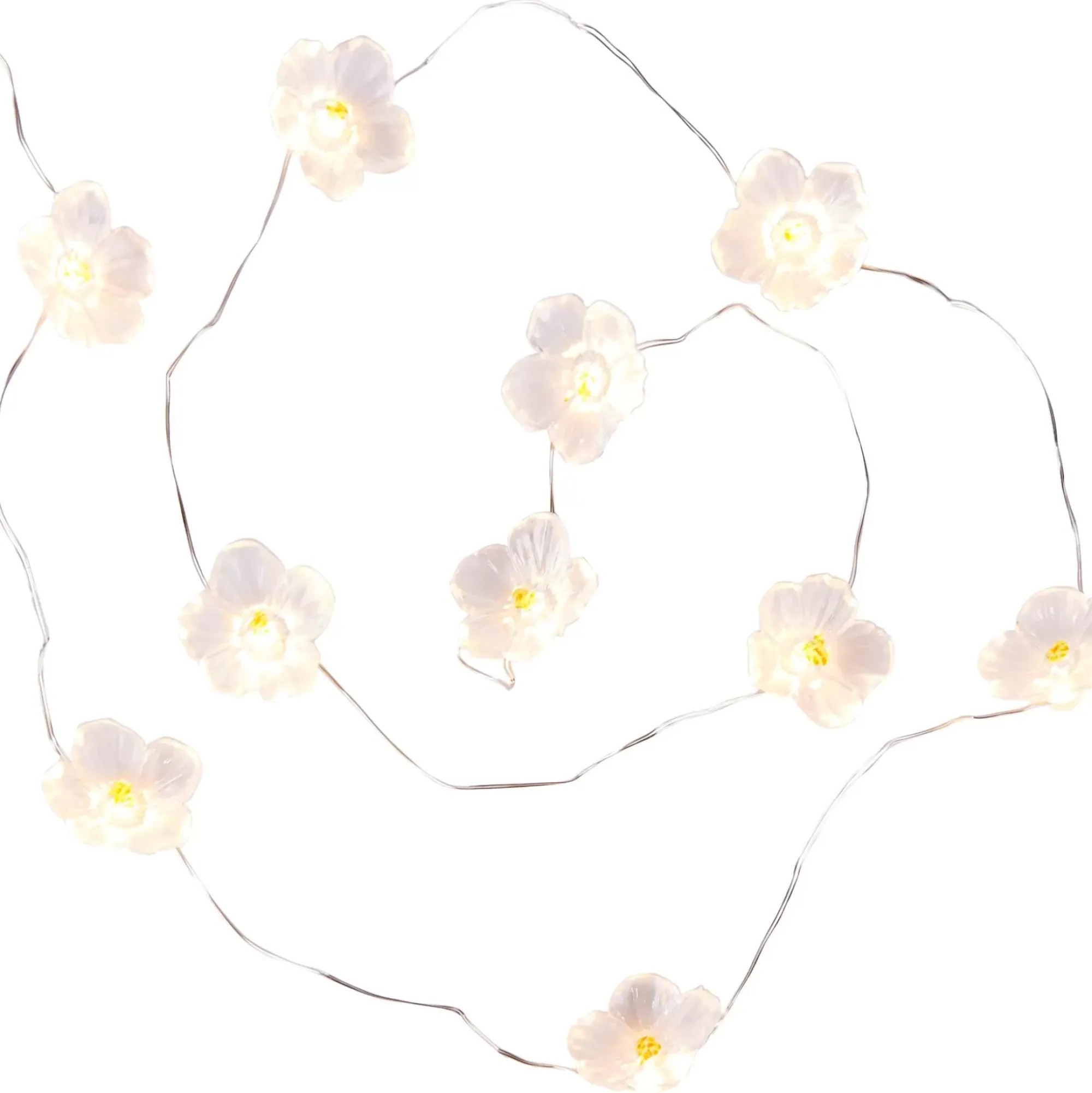 CASA Flower Guirnalda Blanco, Amarillo, Morado Outlet