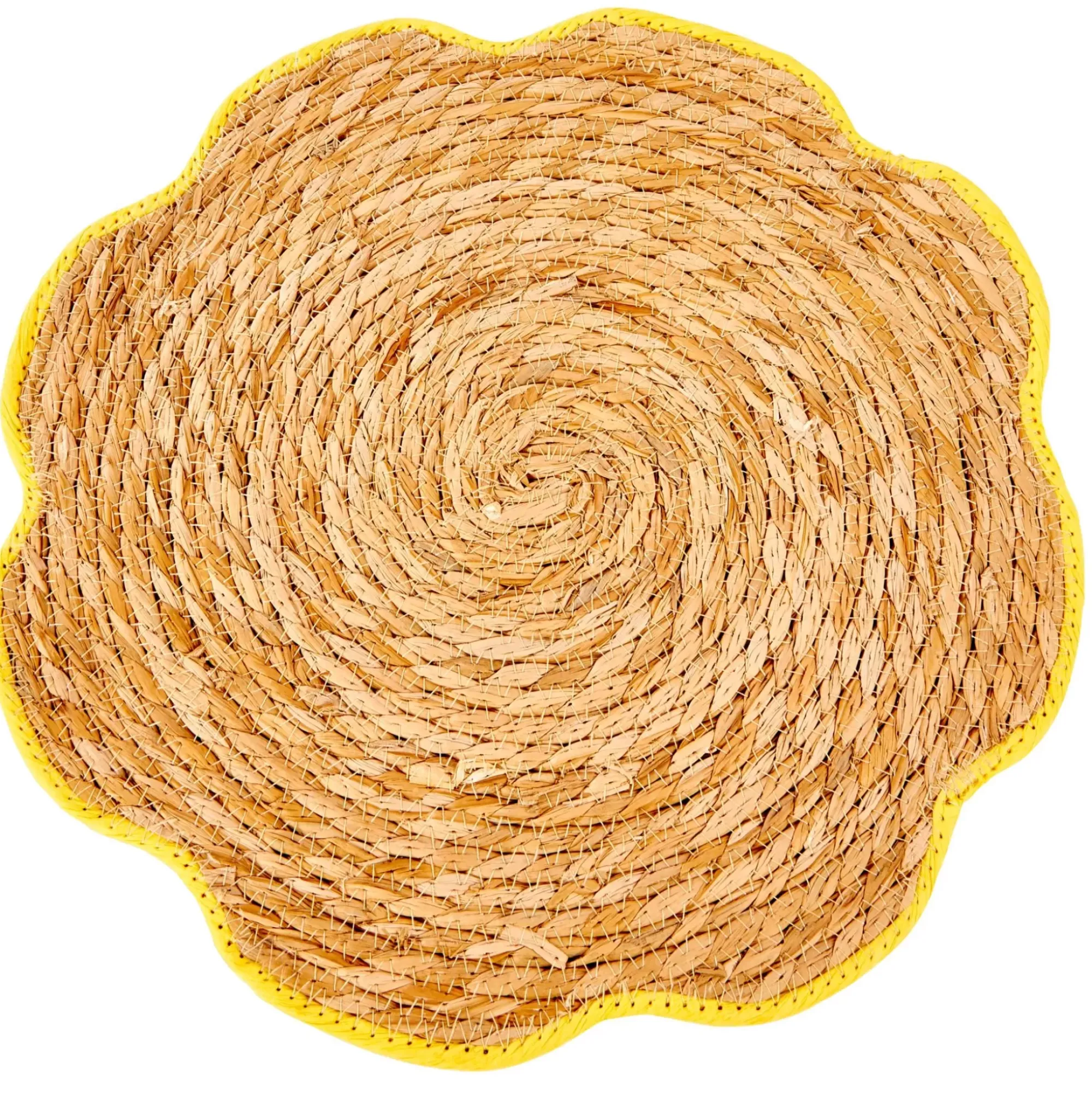 CASA Flower Mantel Individual Amarillo Amarillo Discount