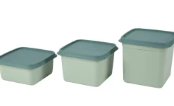 CASA Freezer Cajas Congeladoras Juego De 10 Menta, Verde Oscuro Cheap