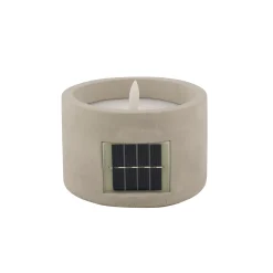 CASA Fuego Vela Led Solar Gris Claro Hot