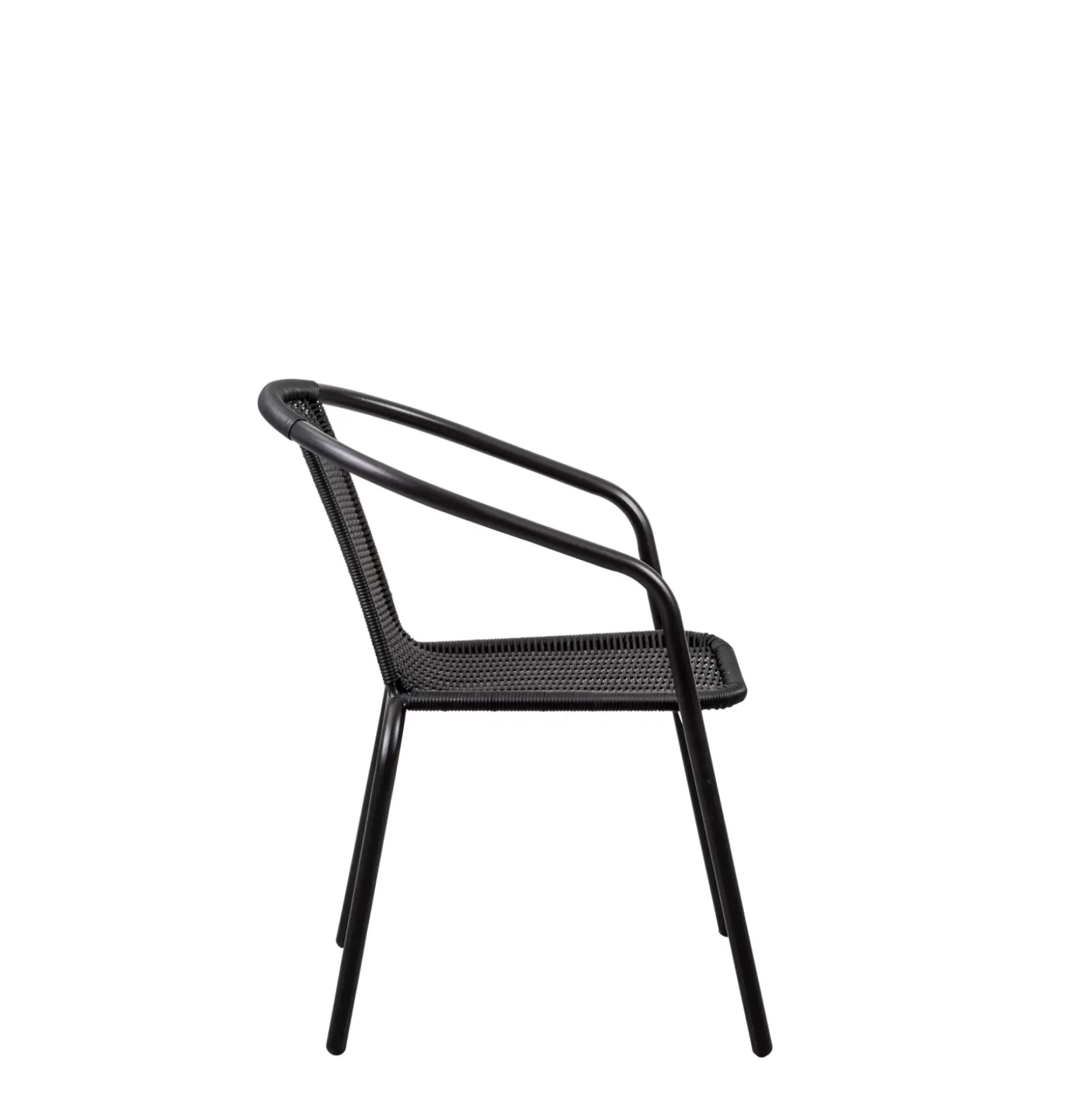 CASA Gerona Silla Apilable Negro Flash Sale