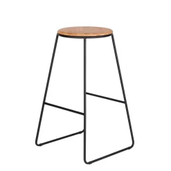 CASA Giulia Taburete Negro, Natural Store