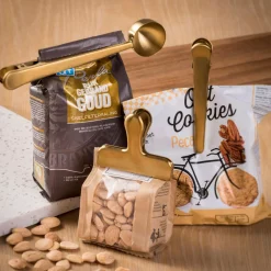 CASA Goldy Clips Juego De 3 Dorado Best