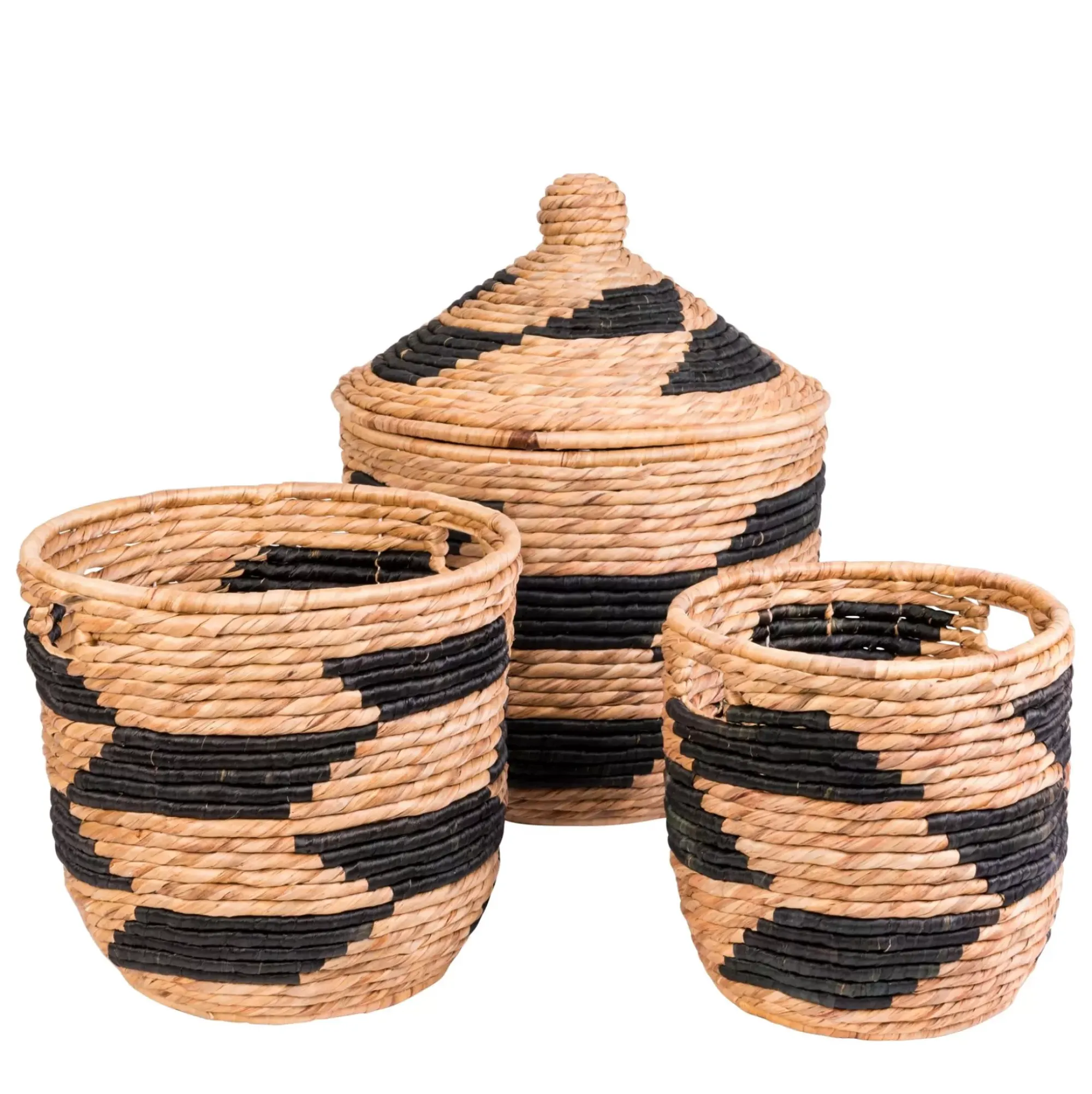 CASA Guatemala Cesta Negro, Natural Cheap