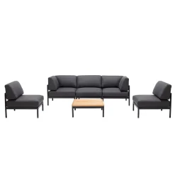 CASA Hanna Lounge Butaca Negro Cheap