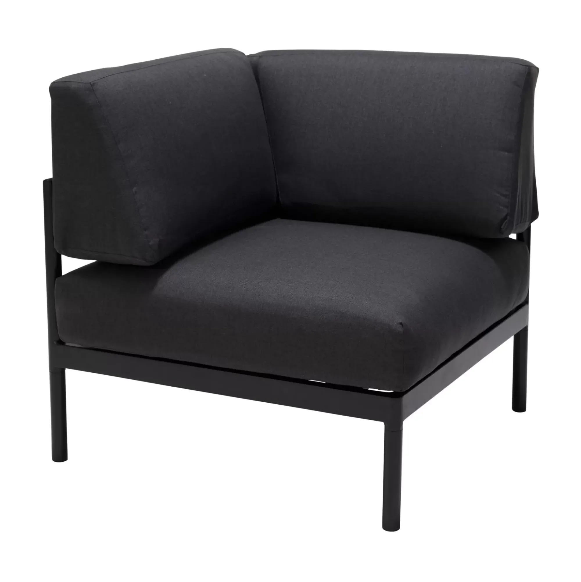 CASA Hanna Lounge Silla Esquinera Negro New