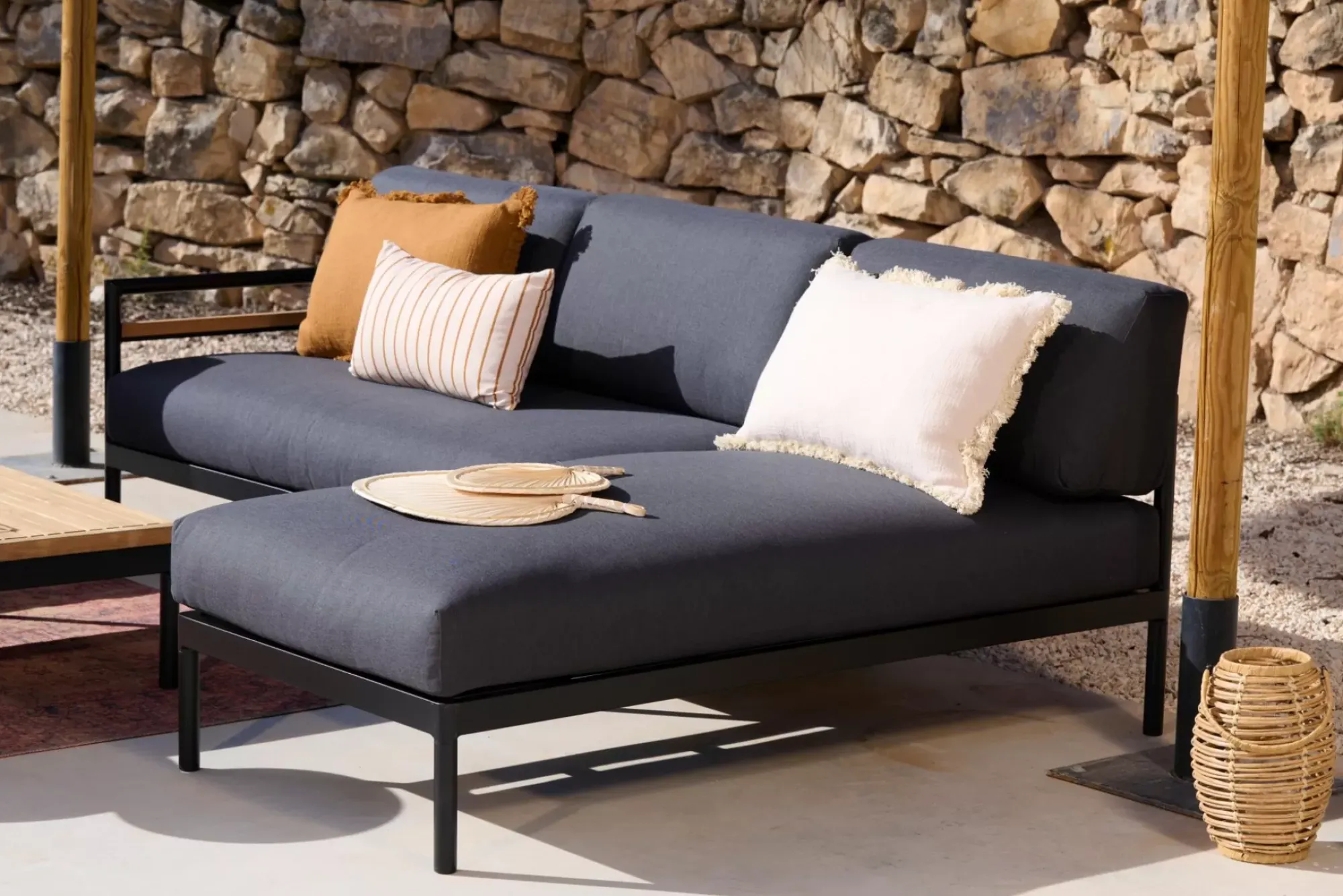 CASA Hanna Tumbona Lounge Negro Store