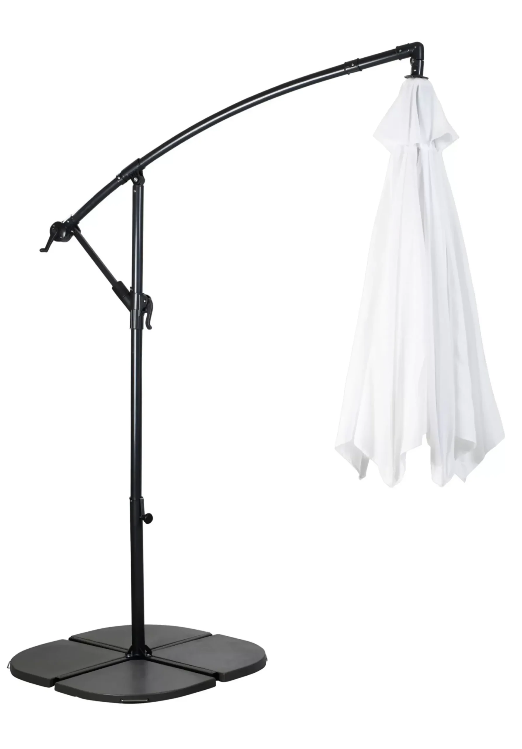 CASA Hawai Parasol Colgante Sin Pie Blanco New