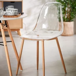 CASA Ice Silla De Comedor Transparente, Natural Store