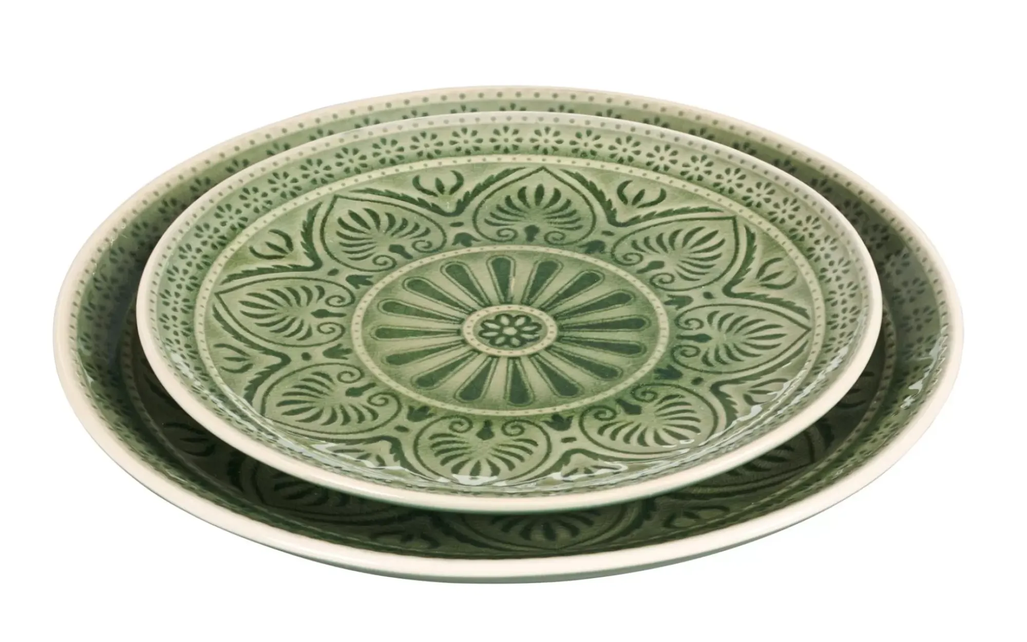 CASA Indo Plato Verde Shop