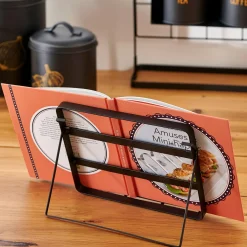 CASA Industria Atril De Cocina Negro Best Sale