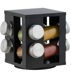 CASA Industria Carrusel De Hierbas 8 Botes Negro Shop