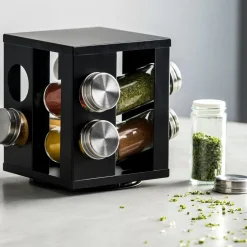 CASA Industria Carrusel De Hierbas 8 Botes Negro Shop