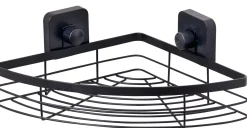 CASA Industria Rinconera Para Ducha Con Ventosas Negro Discount