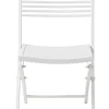 CASA Jesse Silla Plegable Blanco, Beis Discount
