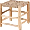 CASA Kanai Taburete 2 Tamanos Taburete Large Natural Flash Sale