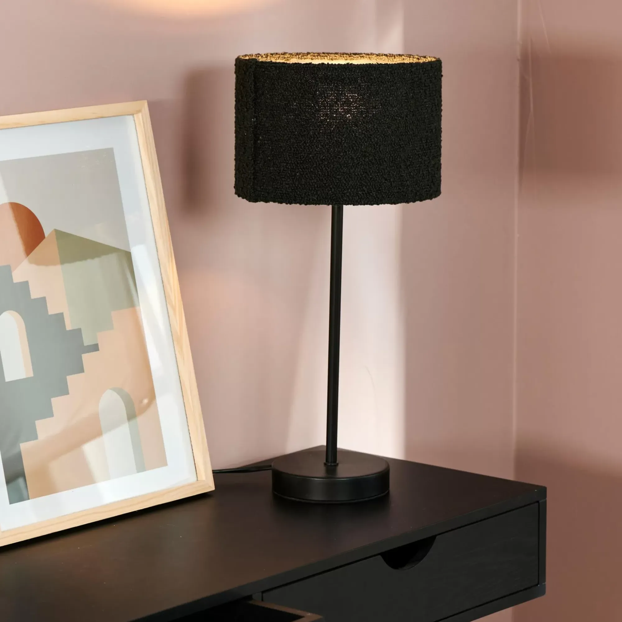 CASA Krepi Pantalla Negro Best Sale