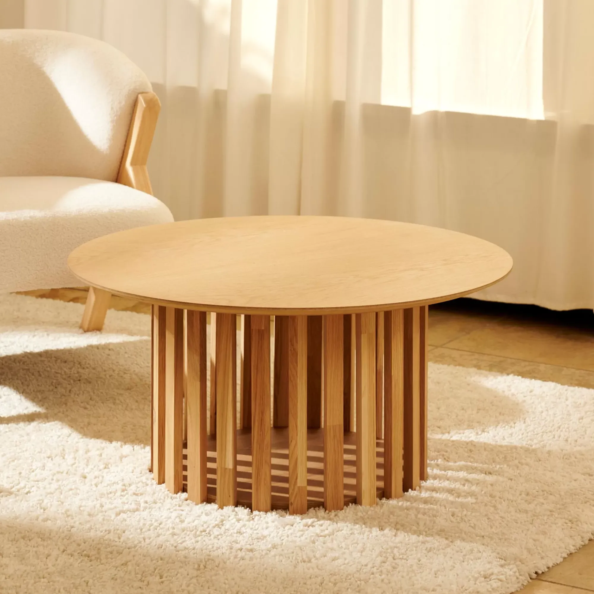 CASA Latto Mesa De Salon Natural Shop