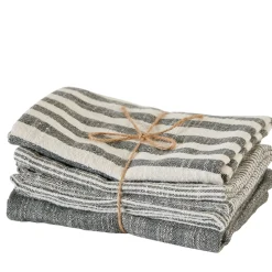 CASA Laurent Panos De Cocina Juego De 3 Gris Cheap