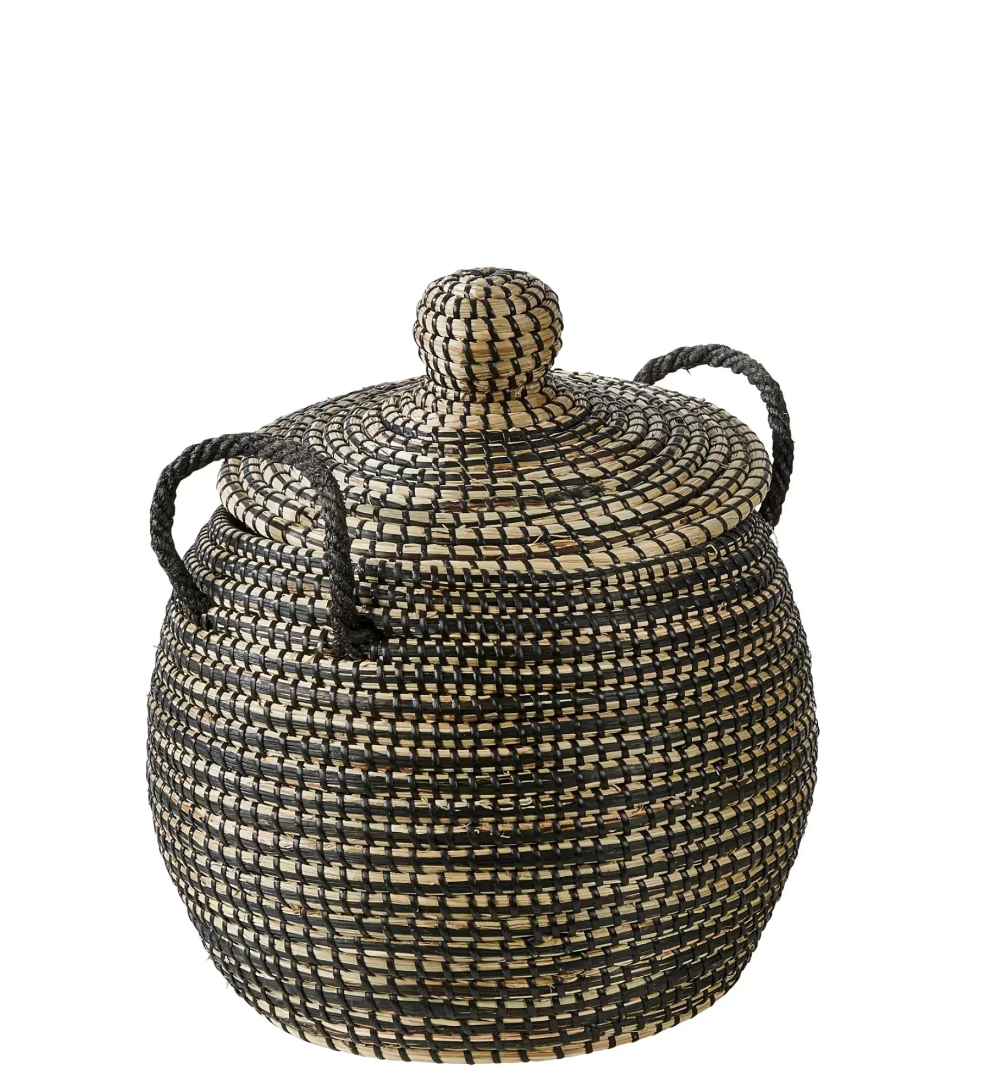 CASA Leo Cesta Lujo Negro, Natural Flash Sale