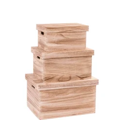 CASA Ligno Cajita Natural Cheap