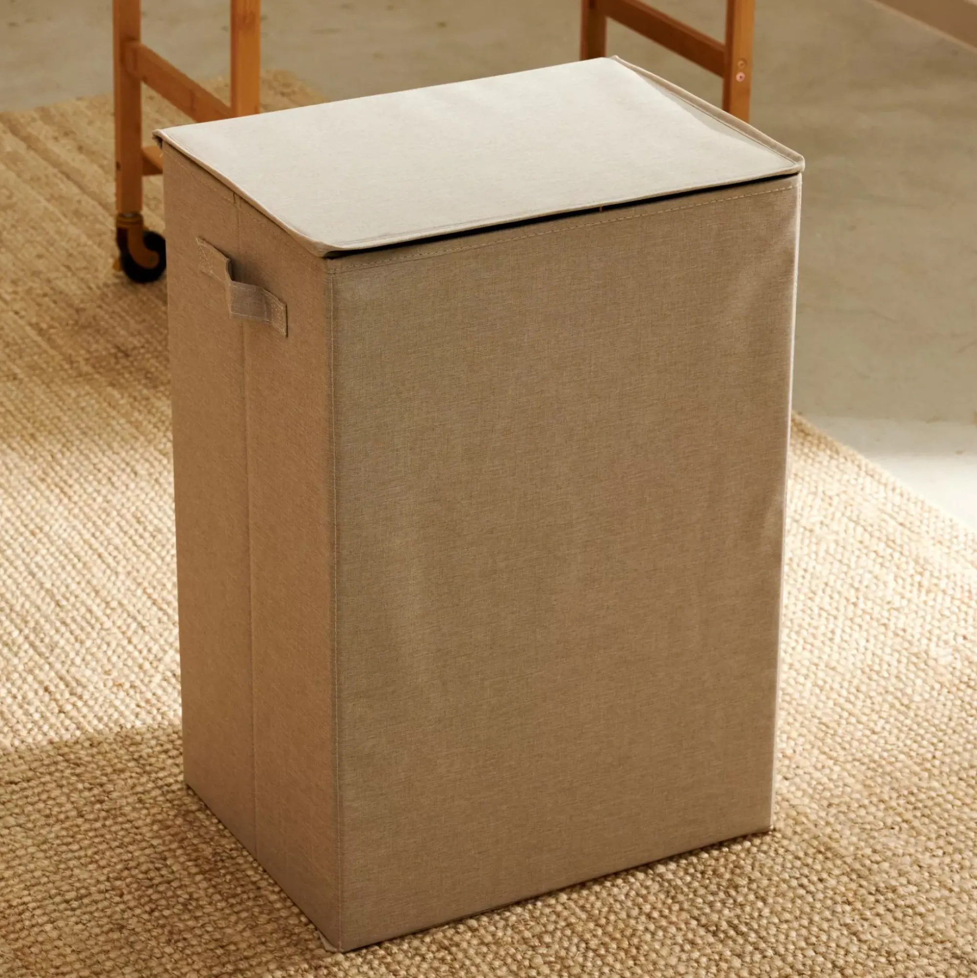 CASA Linolux Cesta Para Colada De Lujo Beis Store