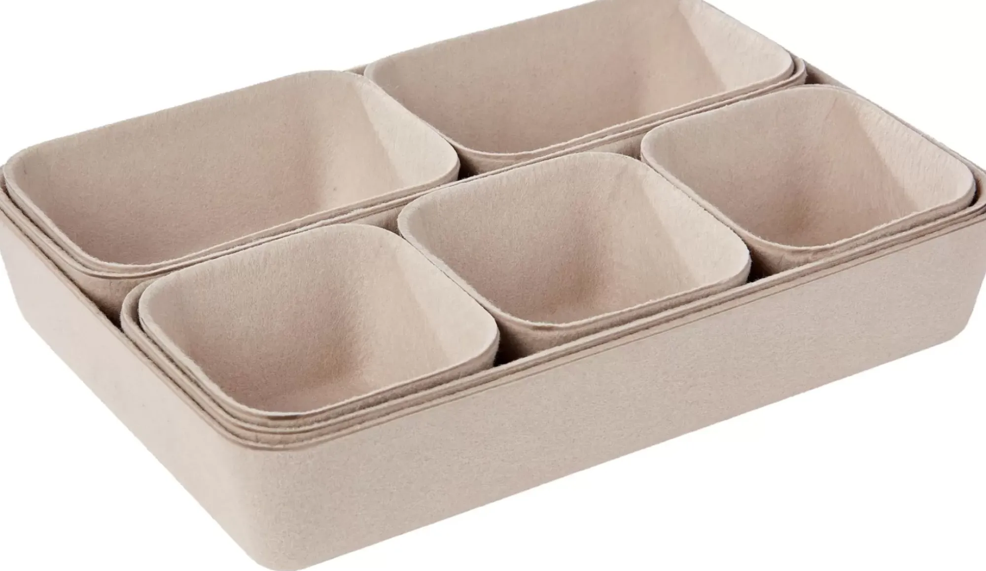 CASA Linostore Cestas De Almacenaje Para Cajon Beis Outlet