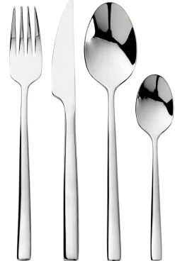 CASA London Cubierto De 24 Piezas Plateado Hot