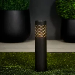 CASA Lux Lampara Solar Negro Outlet