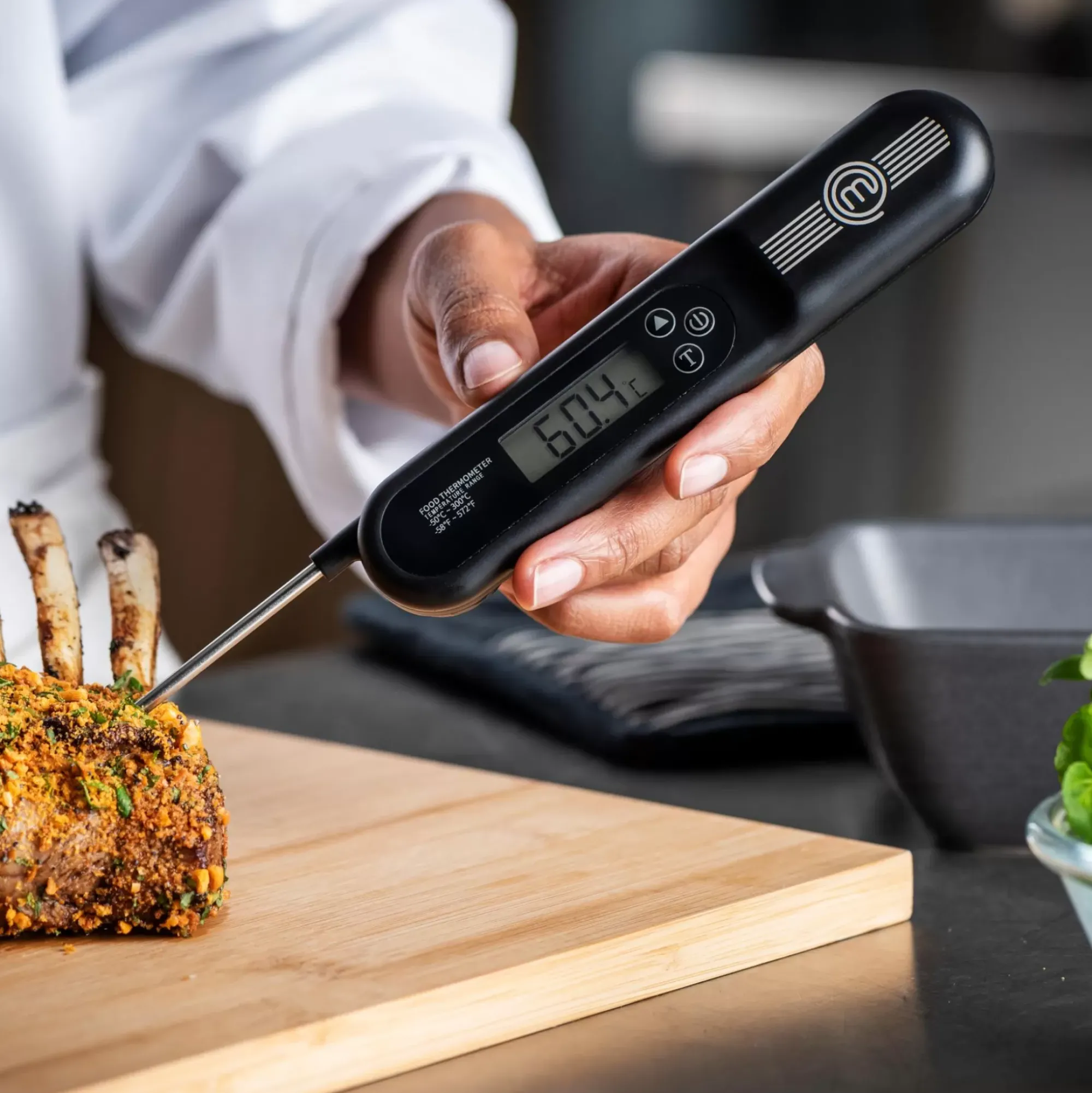 CASA Masterchef Termometro De Cocina Negro Cheap