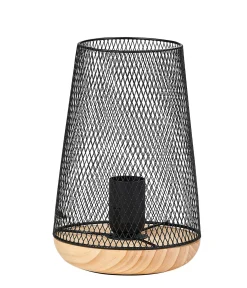 CASA Mesh Lampara De Mesa Negro Cheap