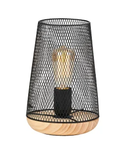 CASA Mesh Lampara De Mesa Negro Cheap