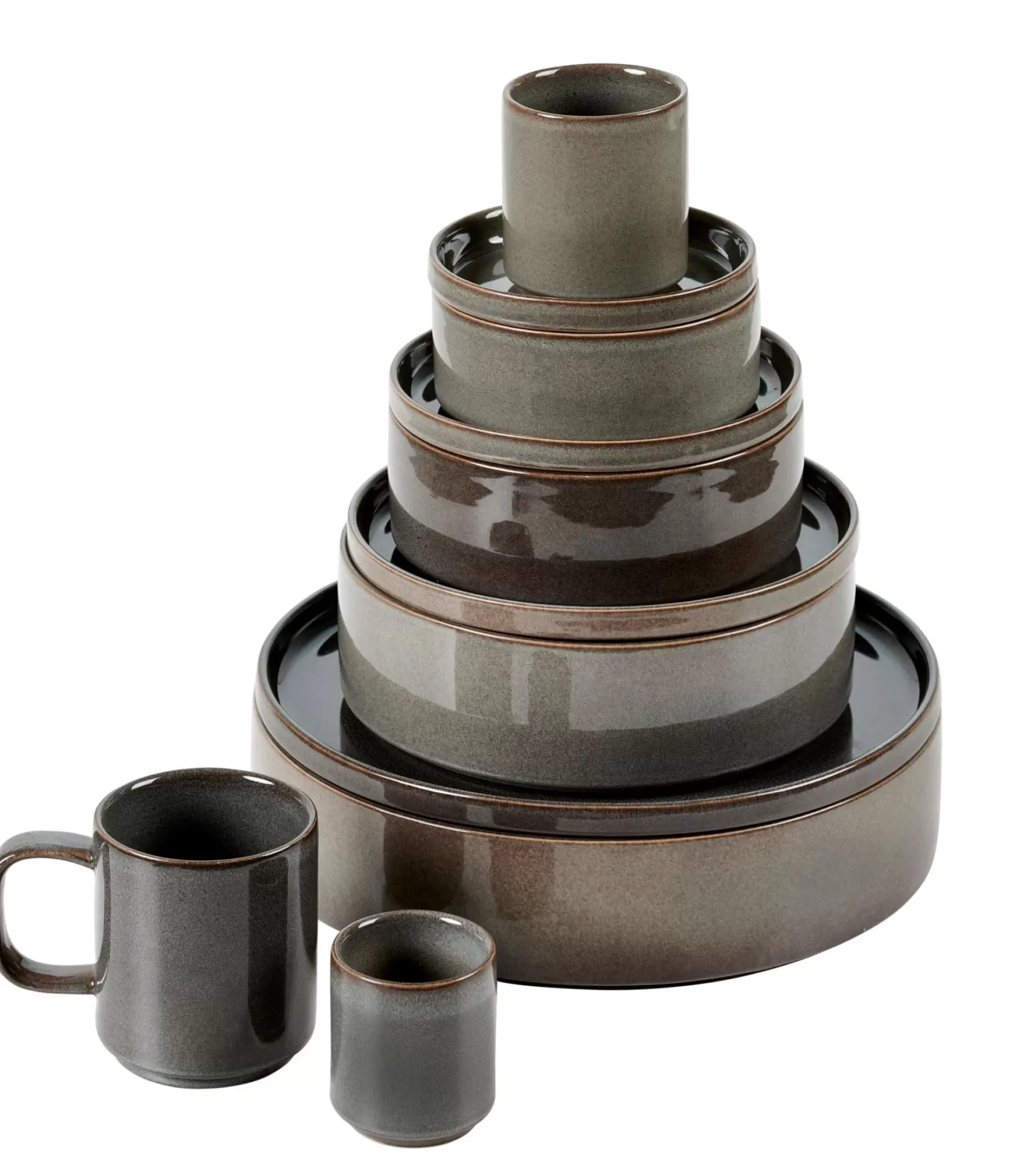 CASA Mineral Graphite Taza Sin Asa Gris Discount