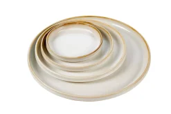 CASA Mineral Marble Plato Blanco Flash Sale