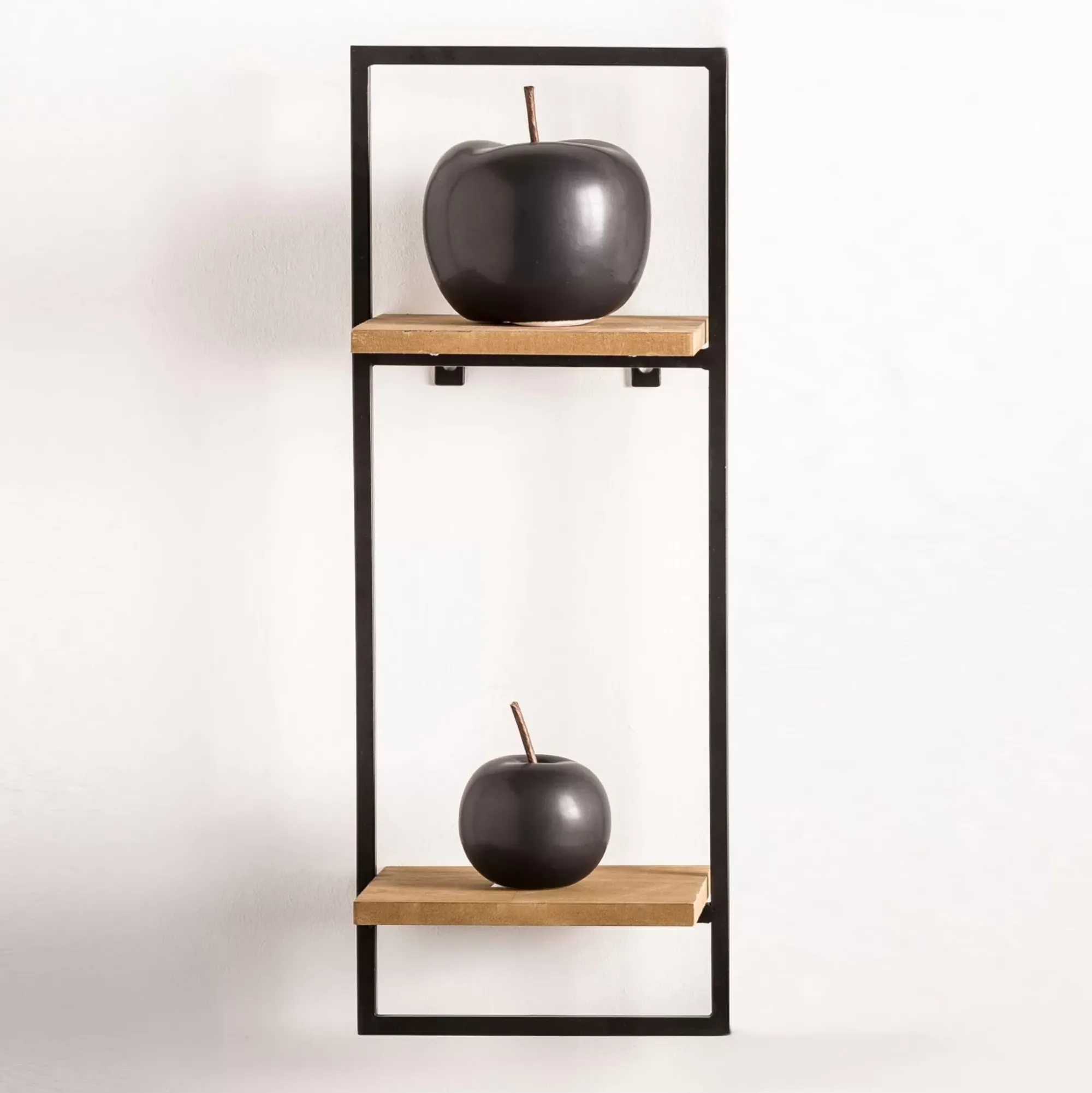 CASA Mix&Match Estanteria De Pared Negro, Natural Best Sale