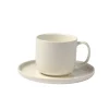 CASA Moon Taza Y Plato Blanco Cheap