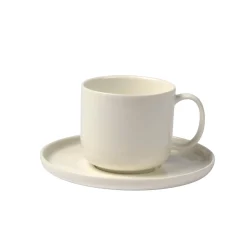CASA Moon Taza Y Plato Blanco Cheap