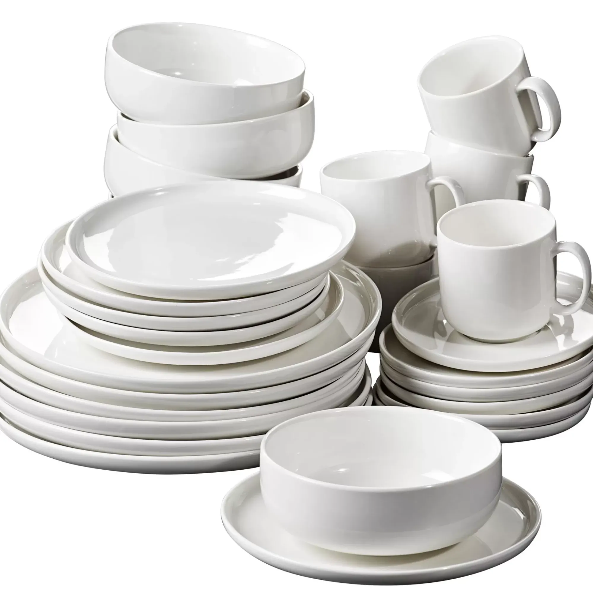 CASA Moon Taza Y Plato Blanco Cheap