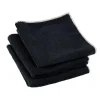 CASA Multi Pano De Microfibra Juego De 3 Negro Sale