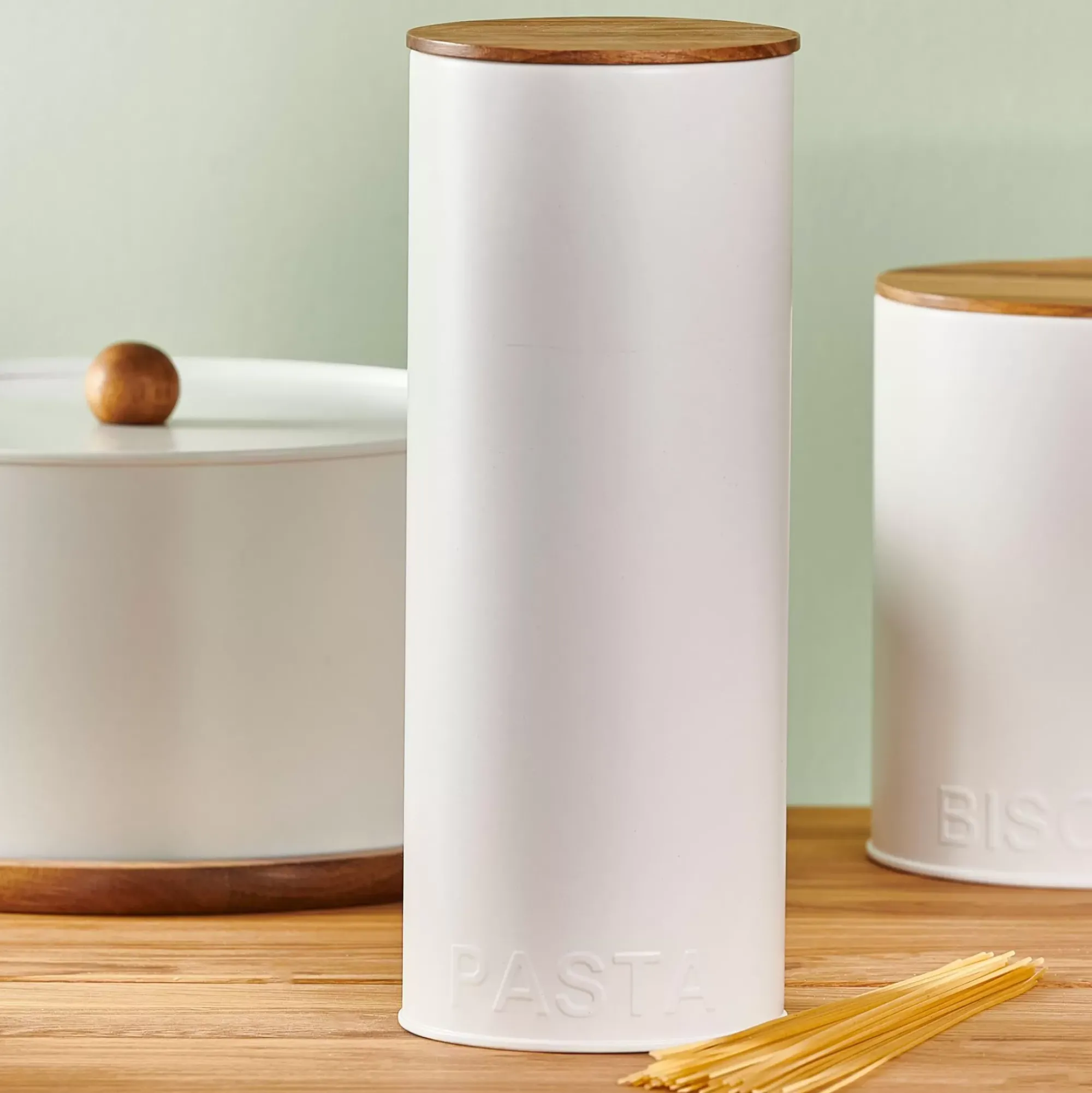 CASA Nagini Fiambrera Para Pasta Blanco, Natural Flash Sale