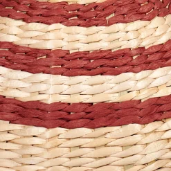 CASA Nepal Florero Marron, Natural, Rojo Oscuro Flash Sale