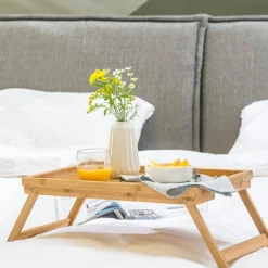 CASA New Bamboo Bandeja De Cama Natural Hot