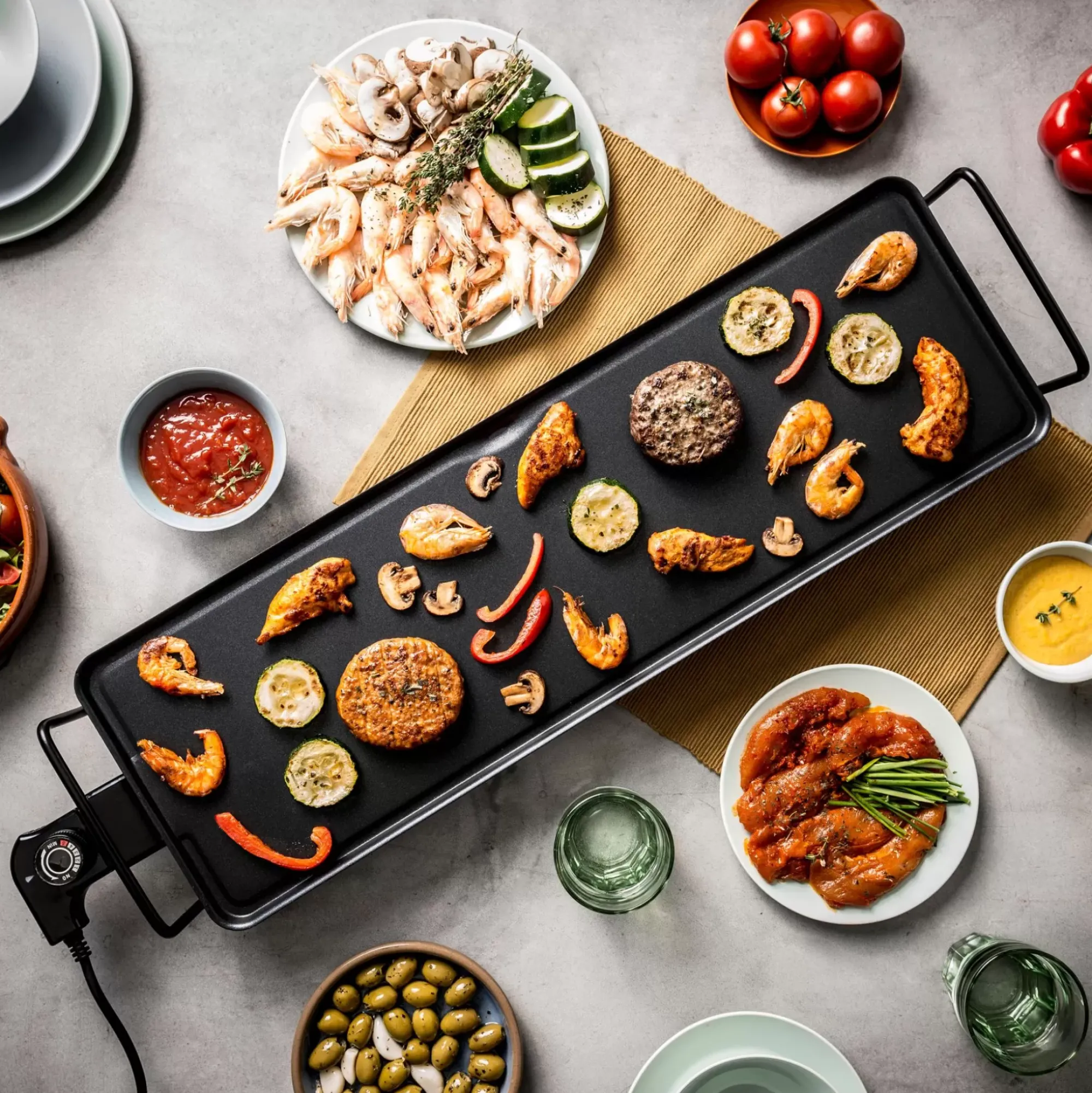 CASA New Plancha Plancha Para Asar Xxl Negro Online