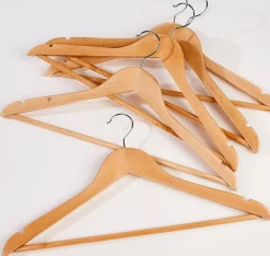 CASA New Wood Perchas Juego De 5 Natural Best Sale