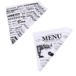 CASA Njam Cucuruchos Juego De 10 Negro, Blanco Shop