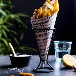 CASA Njam Soporte Para Cucurucho Negro Store