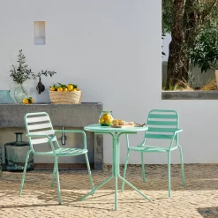CASA Olav & Liva Conjunto Bistro Turquesa Cheap