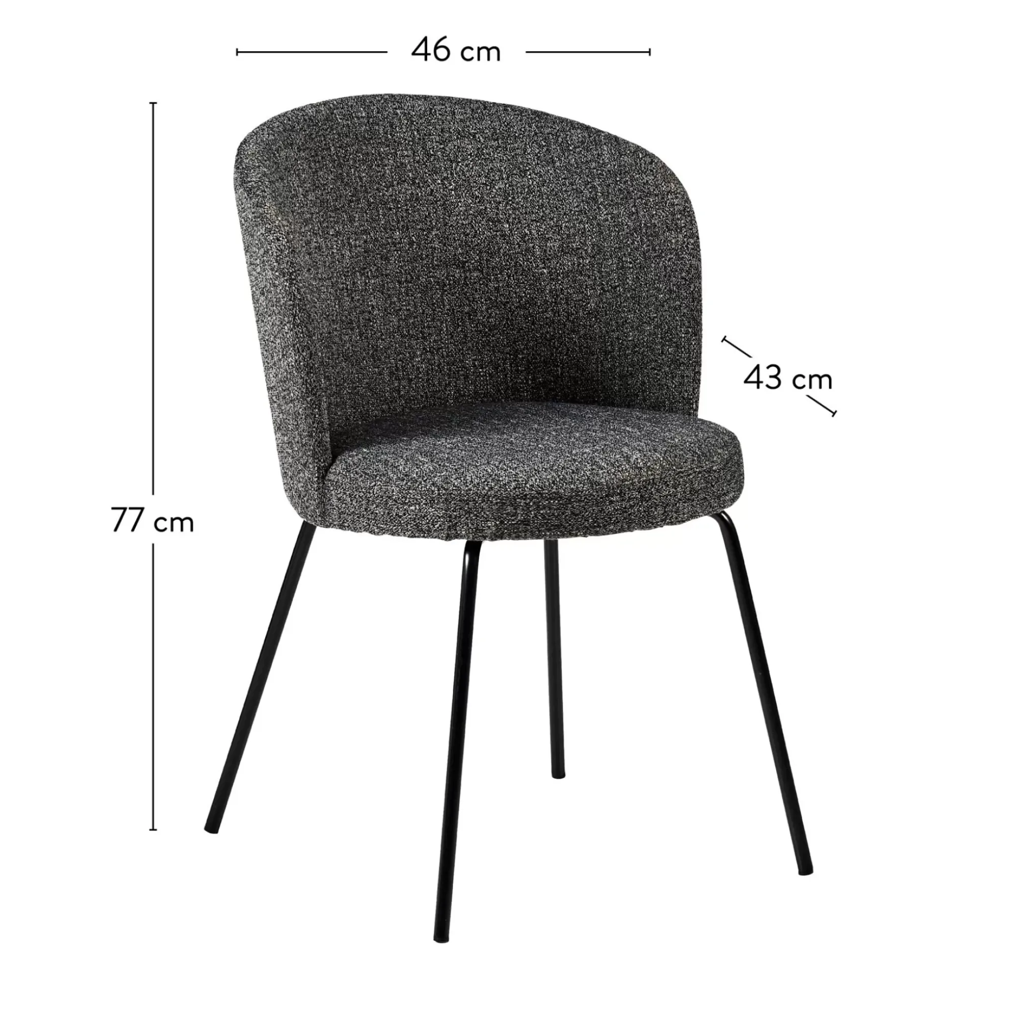 CASA Olivier Silla De Comedor Gris Flash Sale